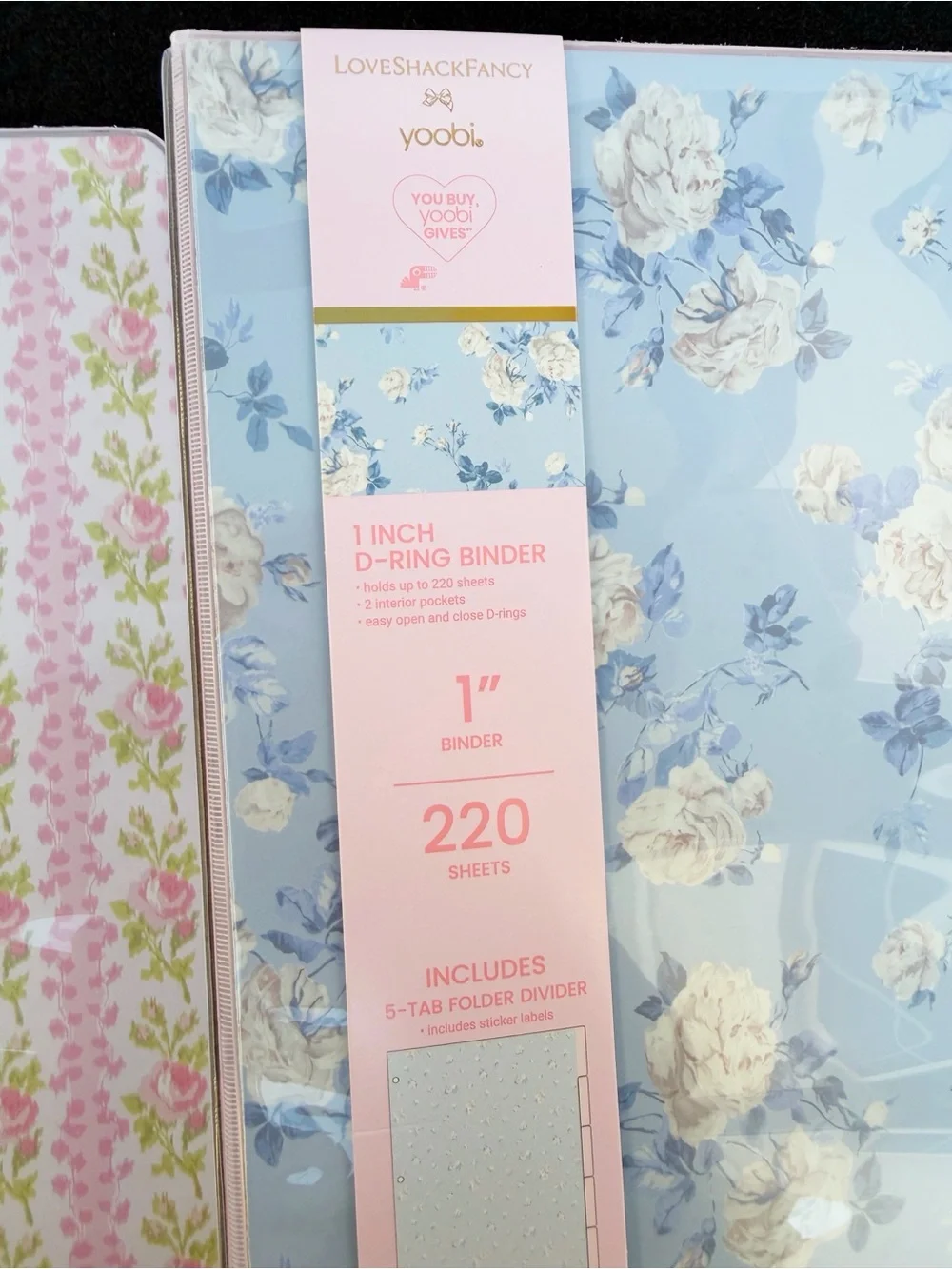 LoveShackFancy yoobi binder